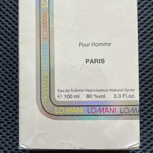 LOMANI White Intense Pour Homme Paris 100ml 3.3Fl oz - Picture 3 of 4